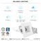 Luxrite 2 Inch Square LED Recessed Downlight 3CCT 3000K-5000K 8W 600LM Dimmable Damp Rated IC Rated LR23277-1PK - alternate 6